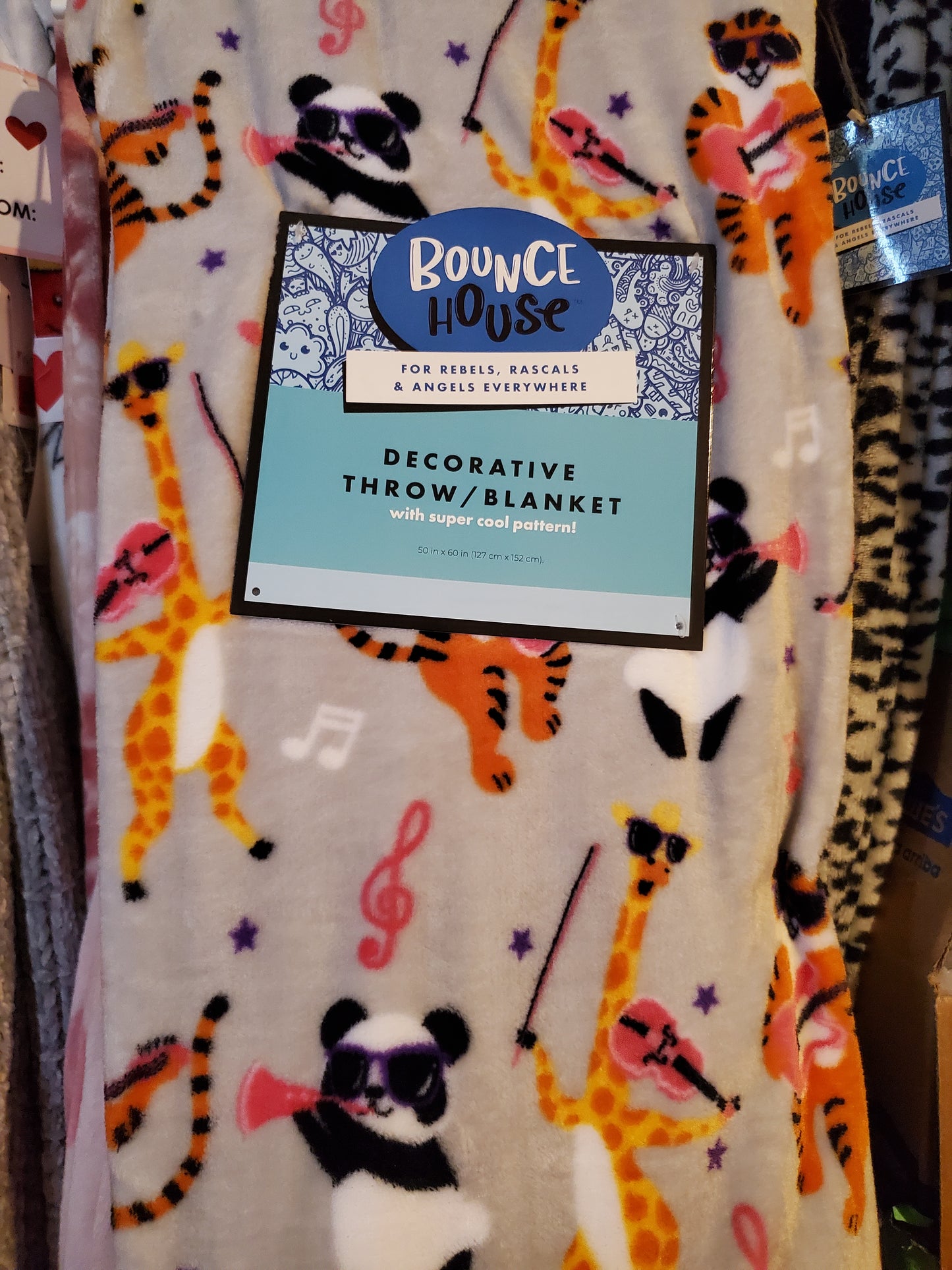 Musical Animals 50 x 60 Blanket