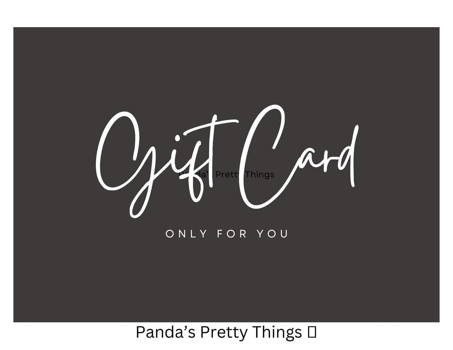 Panda's Pretty Things Gift Card