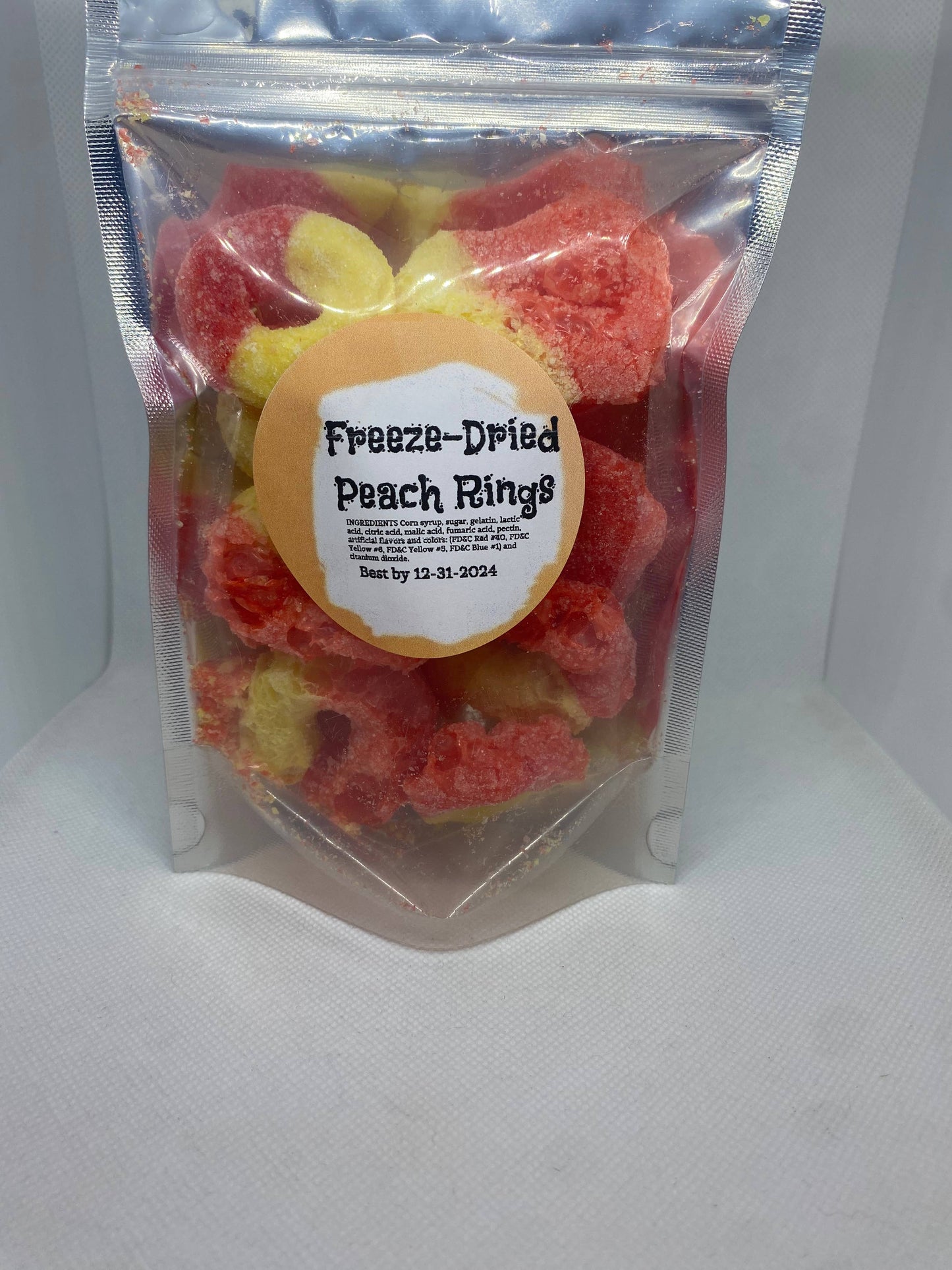 Freeze Dried fruit rings Rings: Peach