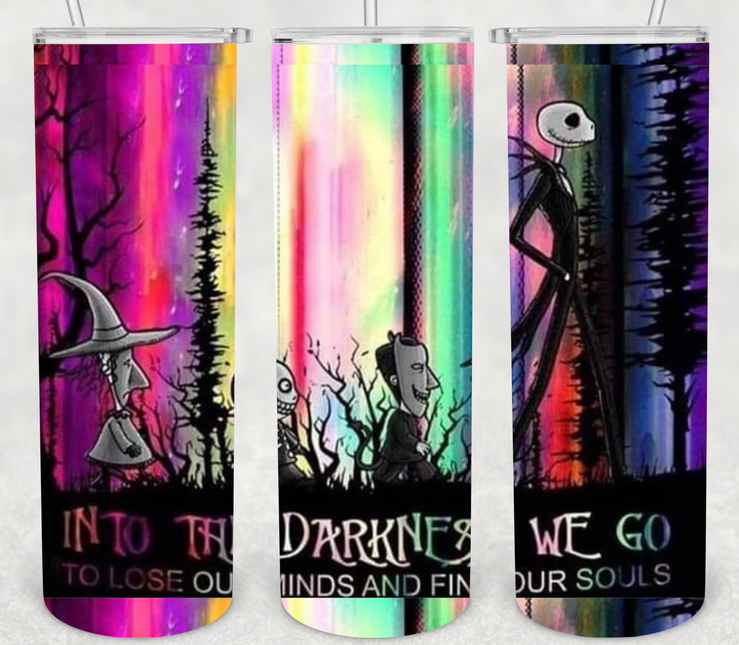 Into the darkness we go _NBC 20oz Stainless Steel Tumbler